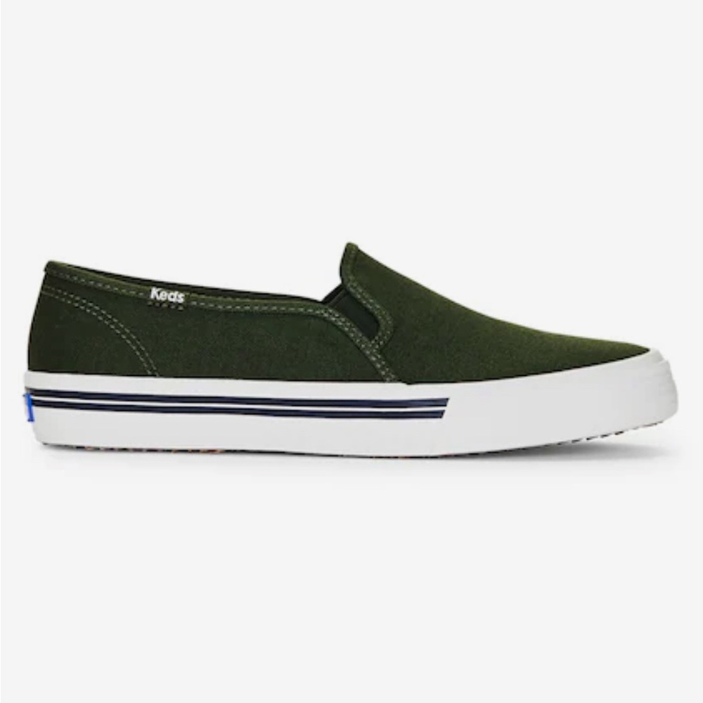 Keds double decker canvas slip-ons, barely used